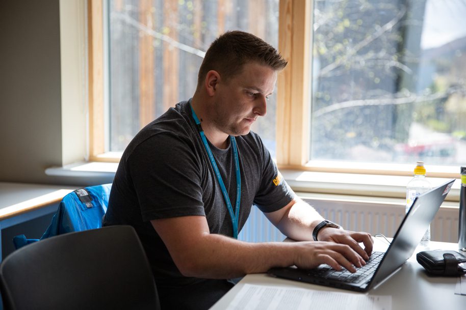 Teaching and Education student in classroom