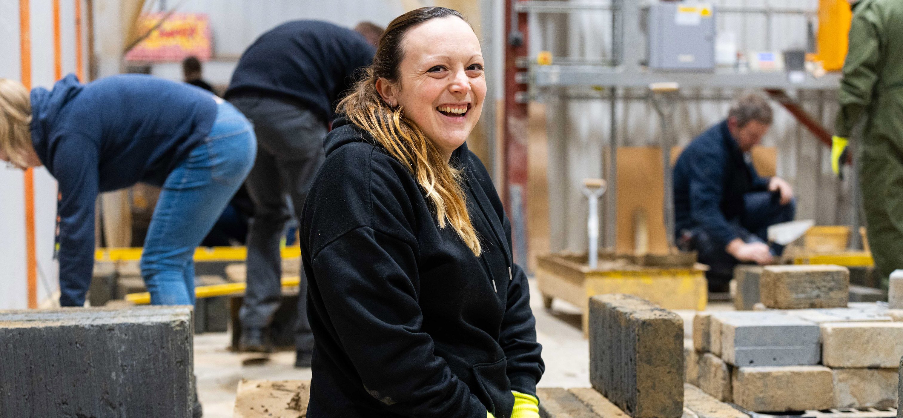 Female Construction student